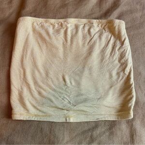 American Eagle Outfitters Tube Top Soft n Sexy Size Medium Crop Top Yellow AE